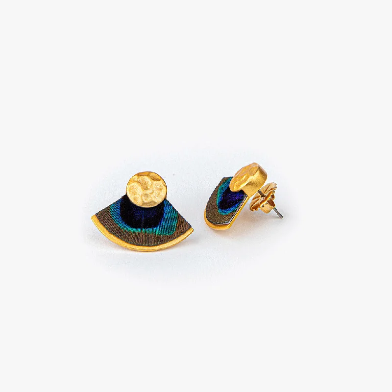 Women's ruby rings-Aly Stud Earring