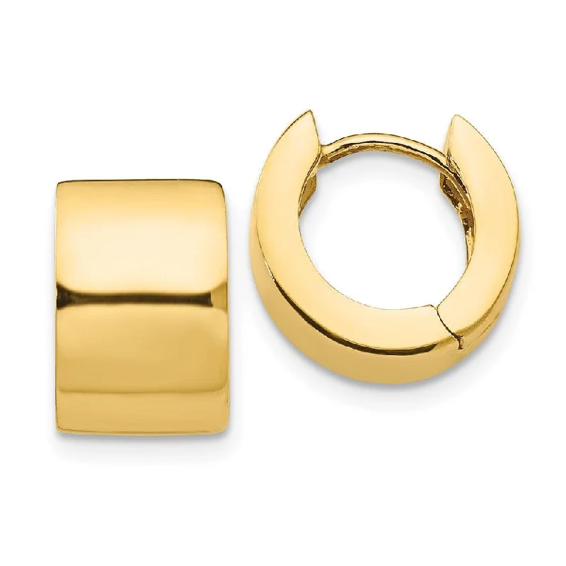 Women's stud earrings-14k Hinged Earrings