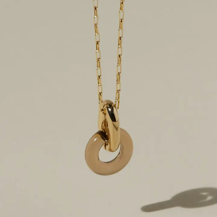 Women's exclusive necklaces-Anna Necklace - Tan