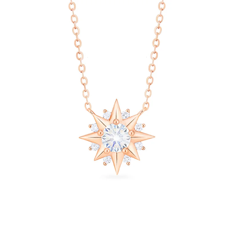 Women's elegant necklaces-[Astra] Starlight Necklace in Moissanite