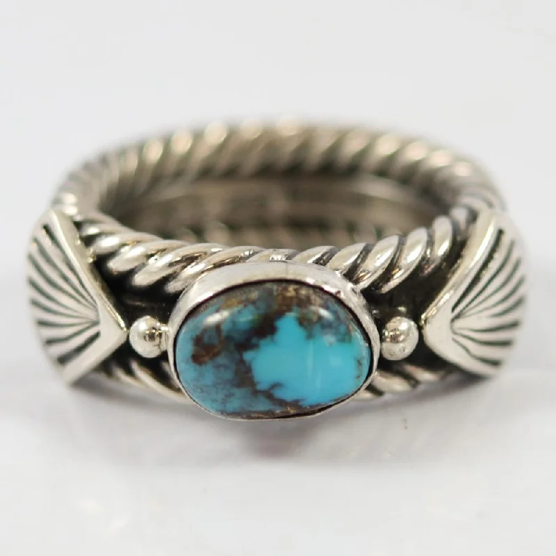 Women's heirloom rings-Bisbee Turquoise Ring