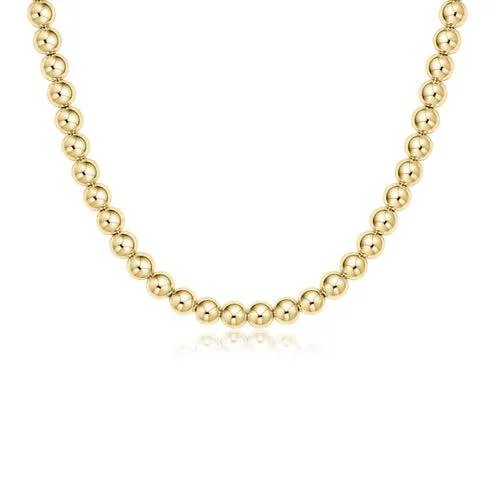 Women's astrology necklaces-Enewton - Classic Choker 6mm bead - gold