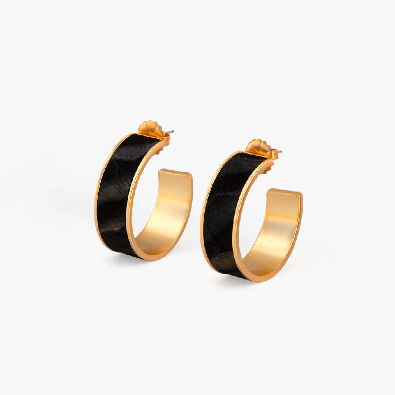 Women's geometric rings-Drift Hoop Earring