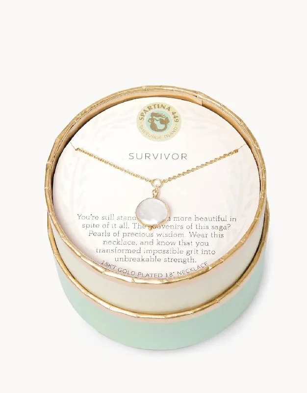 Women's couple necklaces-Spartina - Sea La Vie Necklace - Survivor