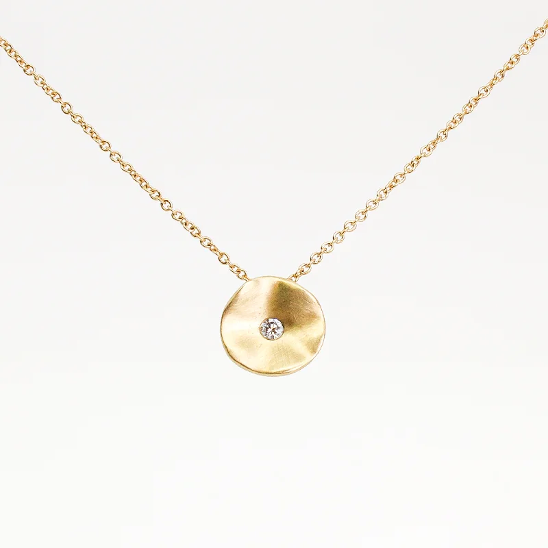 Women's gemstone necklaces-Seed Diamond Necklace in 14k Gold by Branch