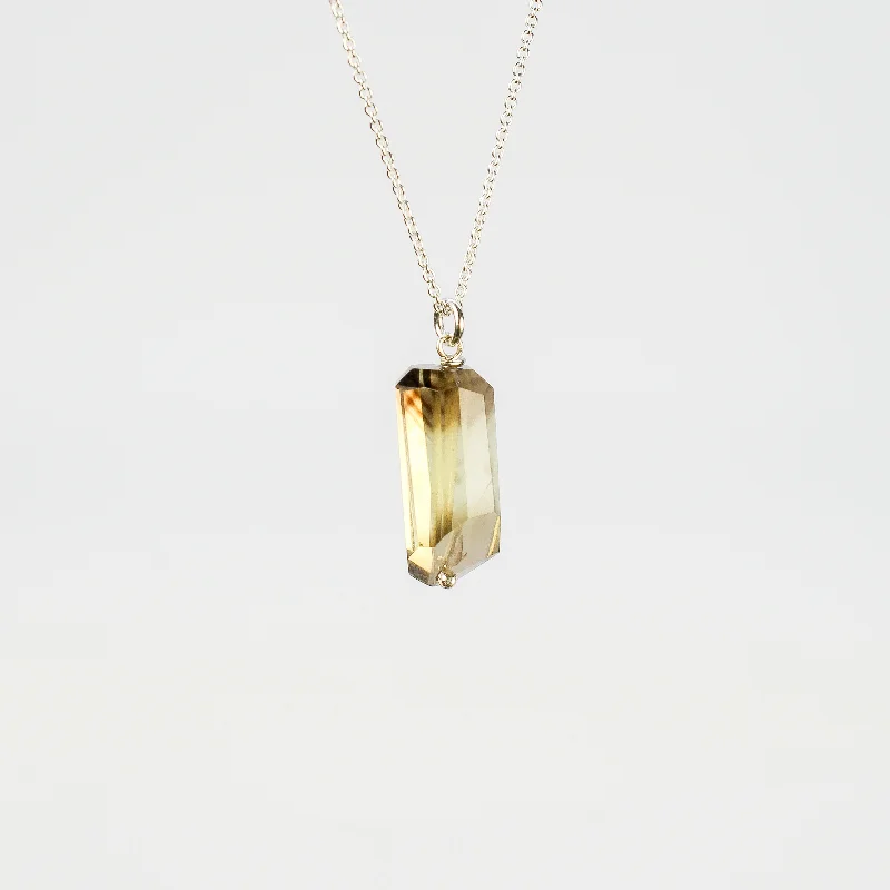 Trendy women's necklaces-NEW! Lemon Quartz Pendant by Rina Young