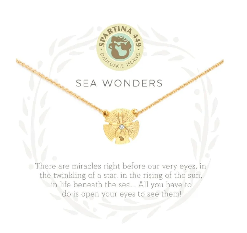 Women's ruby necklaces-Spartina : Sea La Vie Sea Wonders Necklace in Gold