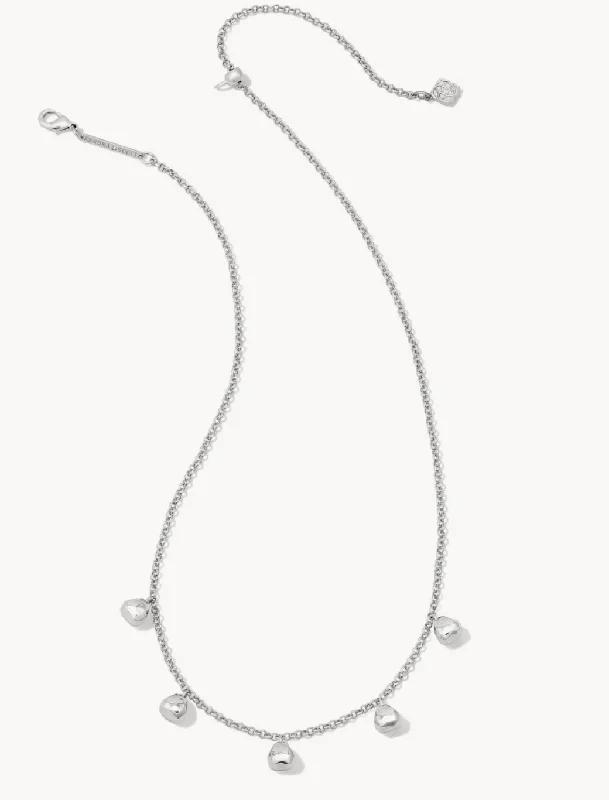 Women's jade necklaces-Kendra Scott - Gabby Strand Necklace -  Silver