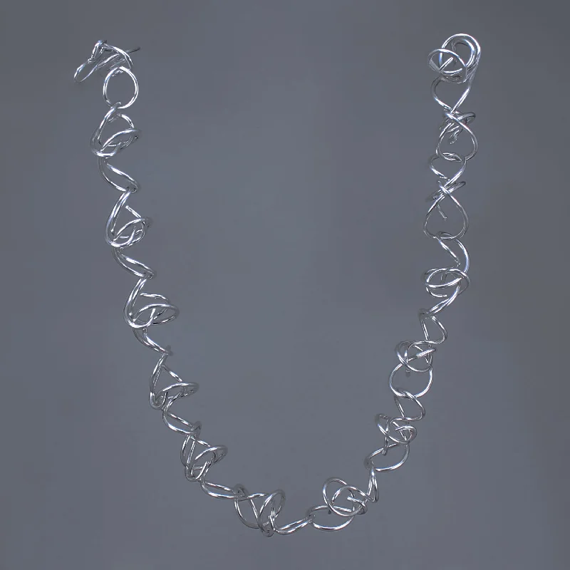 Women's geometric necklaces-NEW! Sterling Silver Nest Necklace by Rina Young