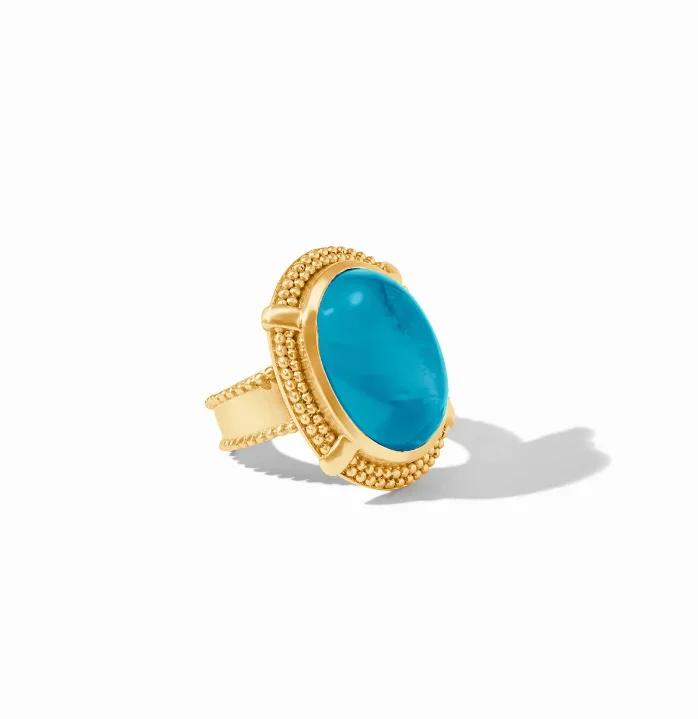 Women's alloy rings-Julie Vos Cabochon Statement Ring