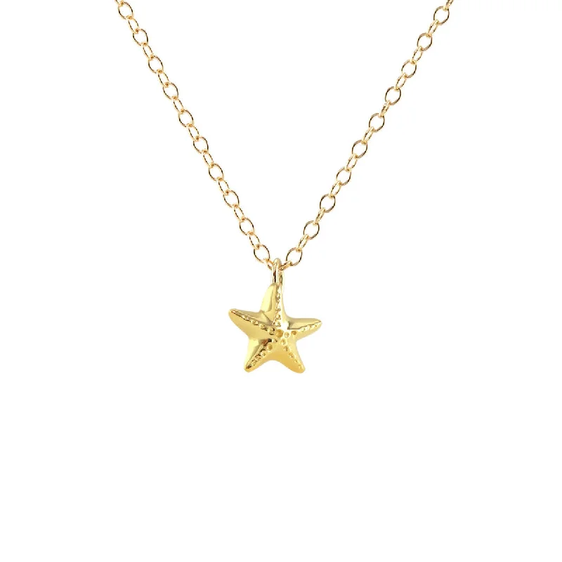 Women's unique necklaces-Kris Nations Starfish Necklace