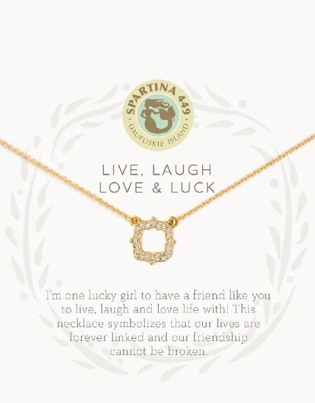 Women's jade necklaces-Spartina - Sea La Vie Necklace Luck/Quatrefoil