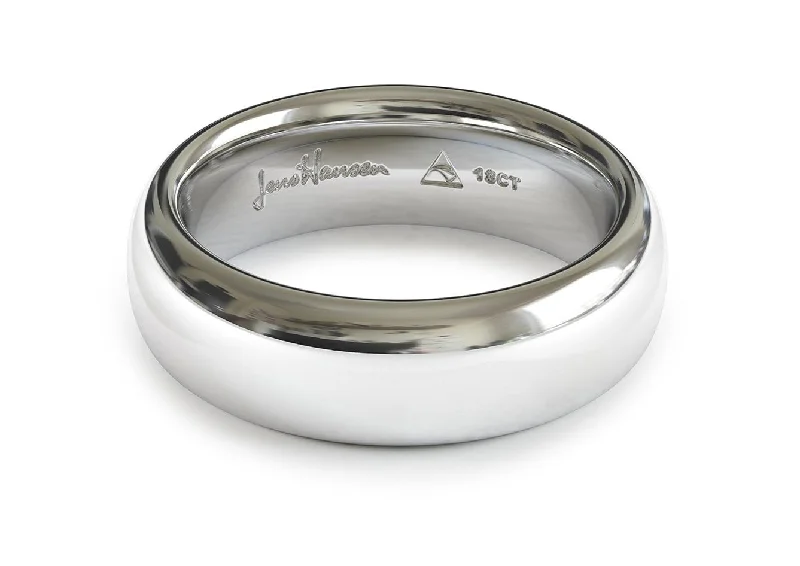 Trendy women's rings-White Gold & Platinum Movie Ring