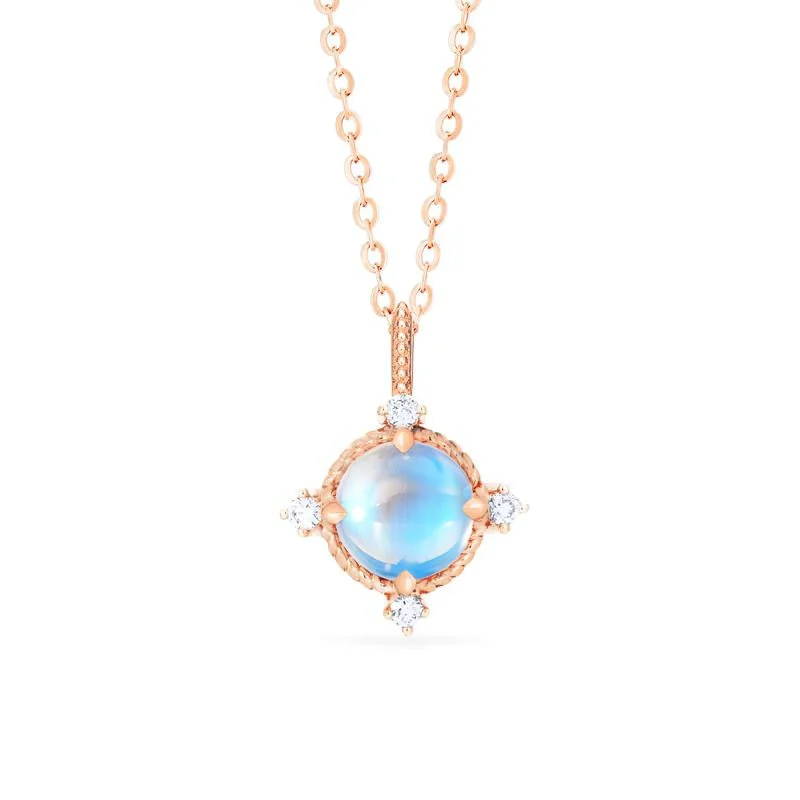 Women's Christmas necklaces-[Stella] Aura of Galaxy Necklace in Moonstone