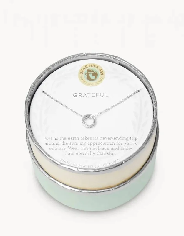 Women's seasonal necklaces-Spartina - Sea La Vie Necklace - Grateful Silver