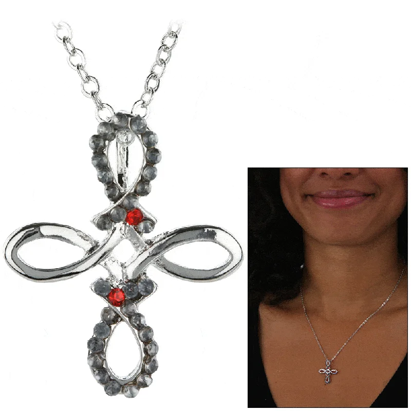 Women's symbolic necklaces-Show of Faith Diabetes Awareness Necklace!