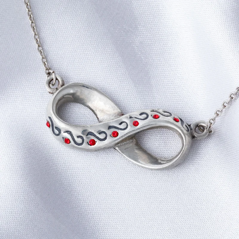 Women's elegant necklaces-Diabetes Awareness Infinity Necklace