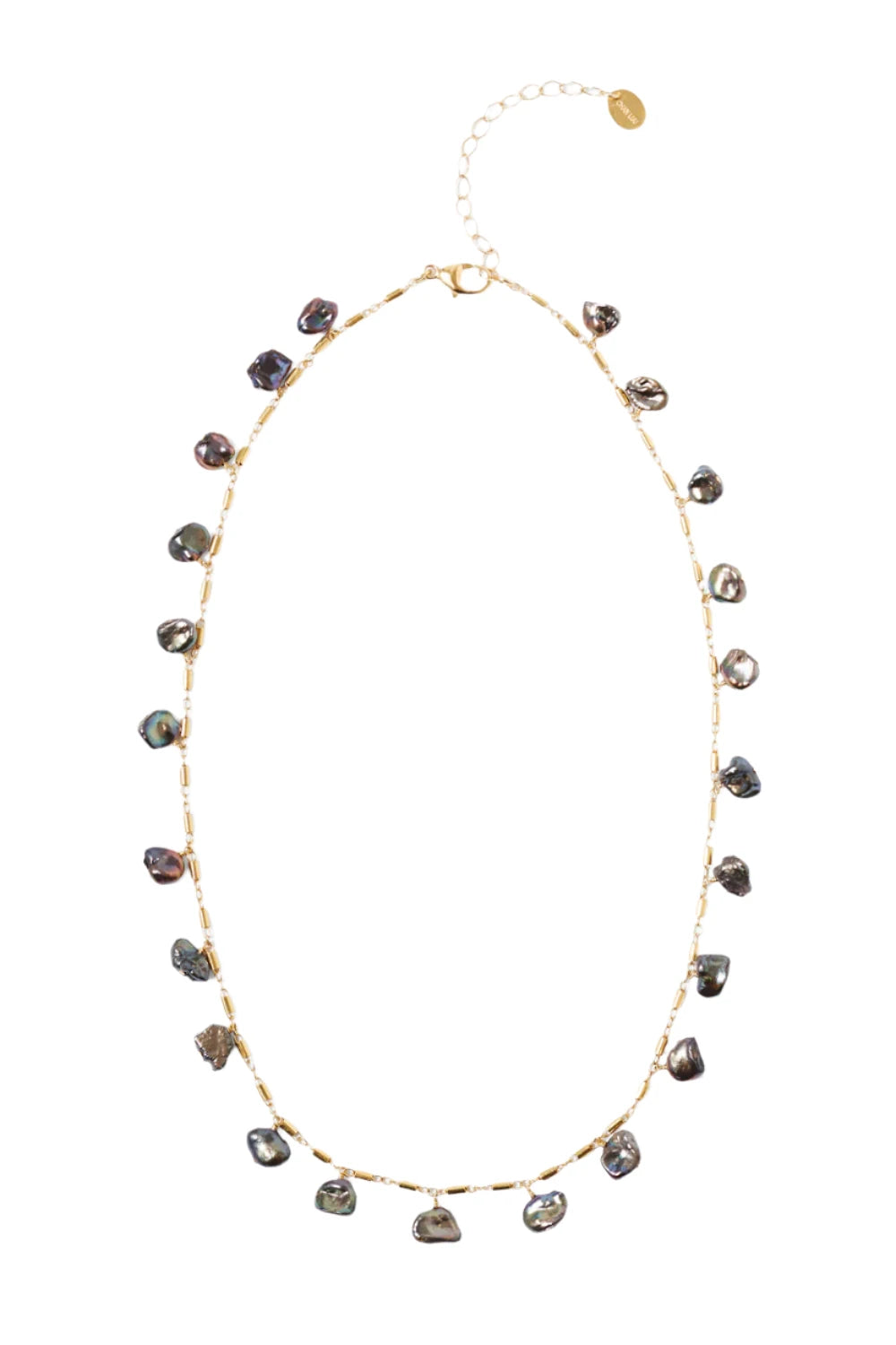 Women's charm necklaces-Chan Luu Arya Necklace Peacock Pearl