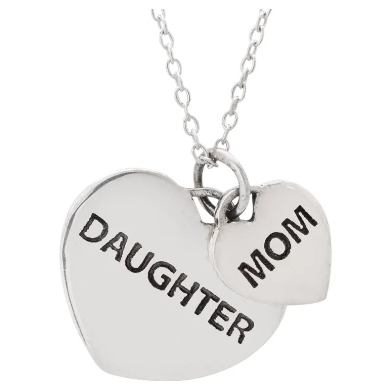 Women's long necklaces-Mother & Daughter Always Necklace