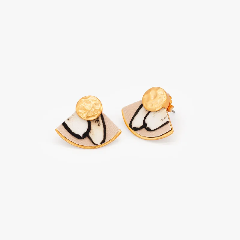 Women's rose gold rings-Proud Land Stud Earring