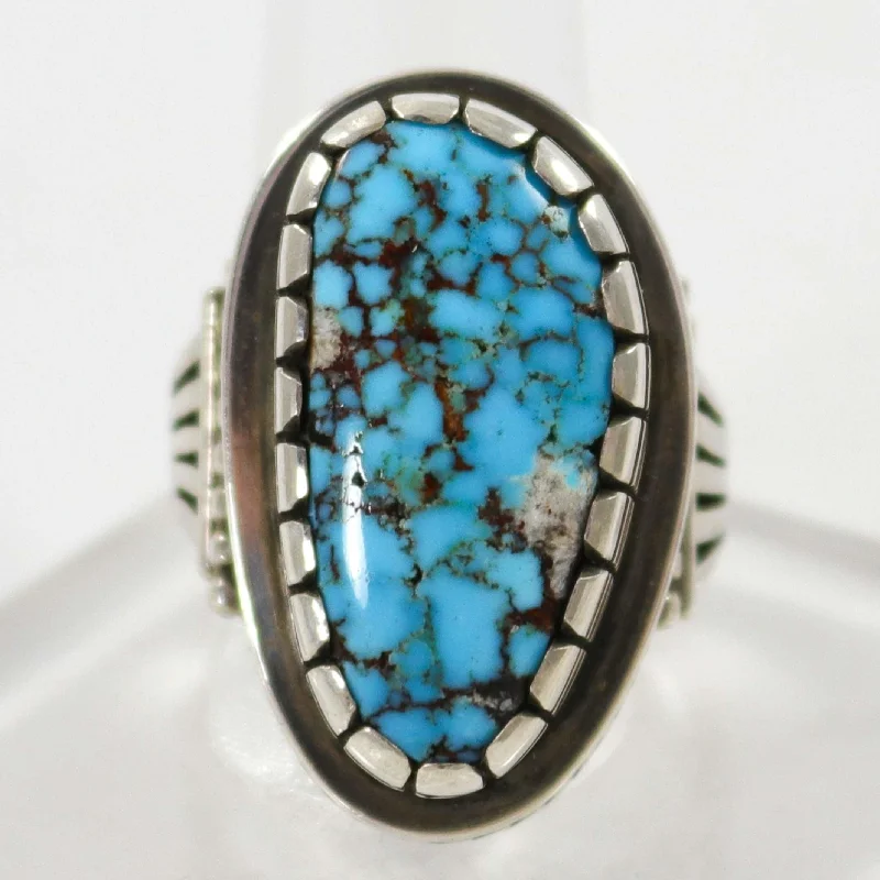 Women's wedding rings-Kingman Turquoise Ring