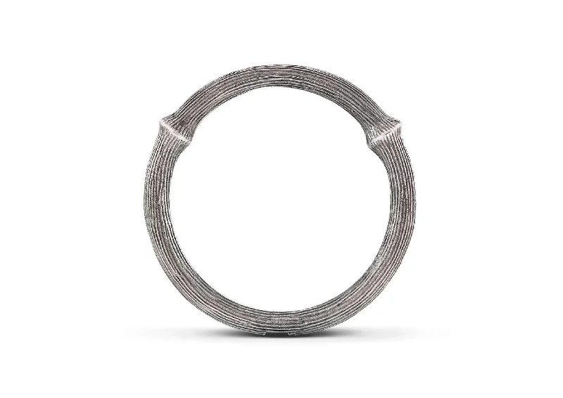 Women's diamond rings-Nature Ring no.2, Sterling Silver