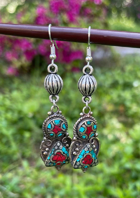 Women's anniversary rings-Turquoise Earring