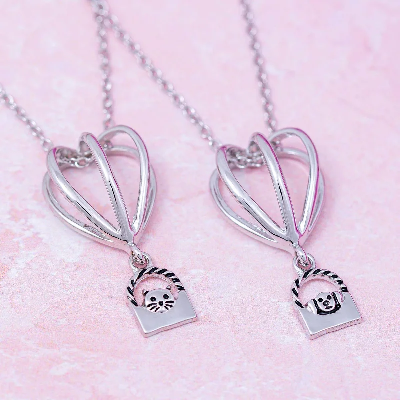 Women's locket necklaces-Up & Away Pet Necklace