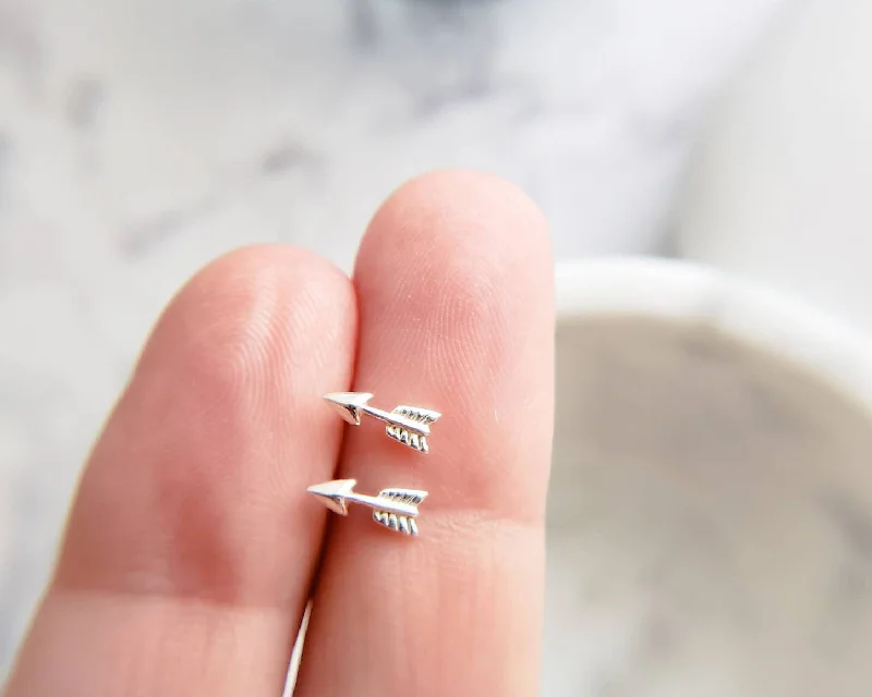 Women's Mother's Day earrings-Little Arrow Earrings