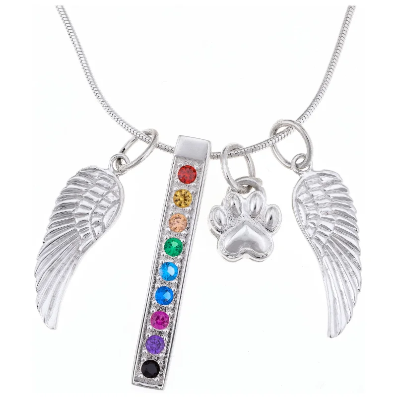 Luxury women's necklaces-Rainbow Bridge Sterling Necklace