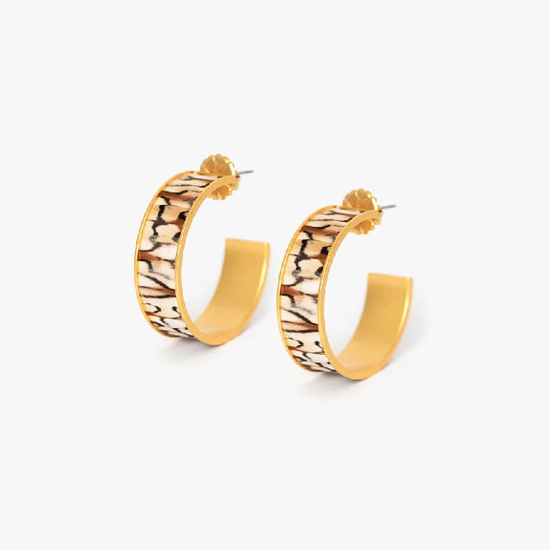 Women's luxury brand rings-Jules Hoop Earring