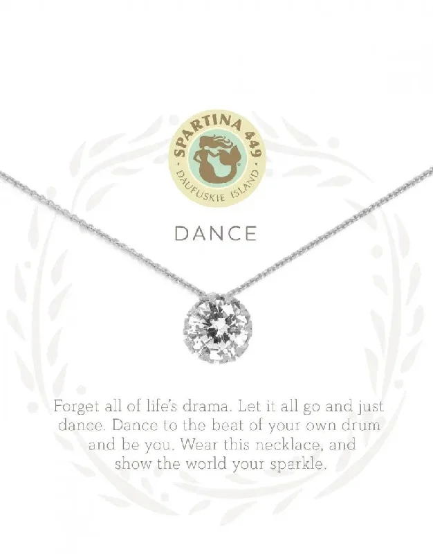 Women's fashion necklaces-SPARTINA - SEA LA VIE DANCE NECKLACE - SILVER