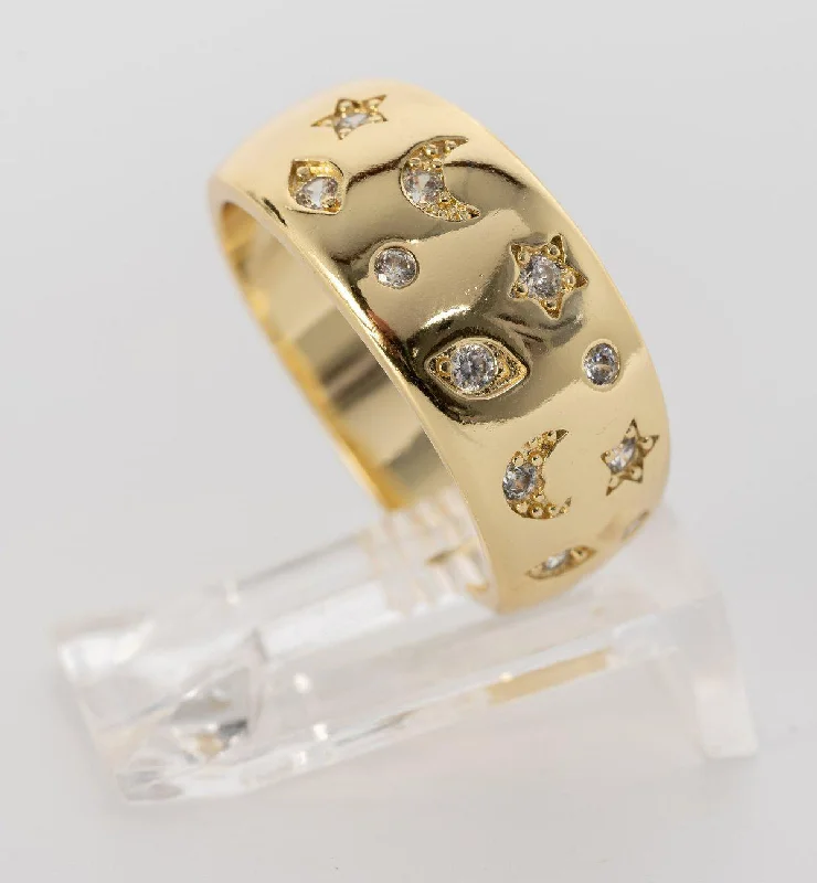 Designer women's rings-Stars Above Ring