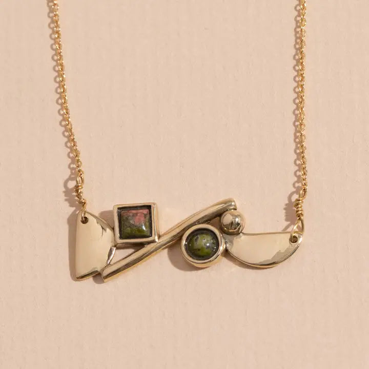 Women's sustainable necklaces-Shapes Necklace