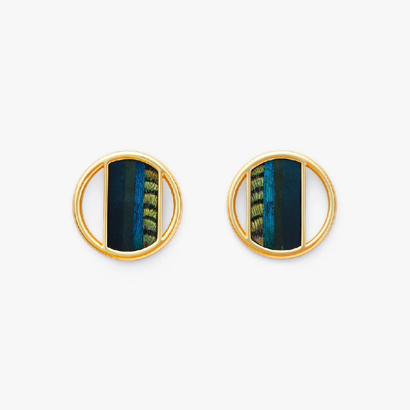 Women's friendship rings-Brevig Circle Earring