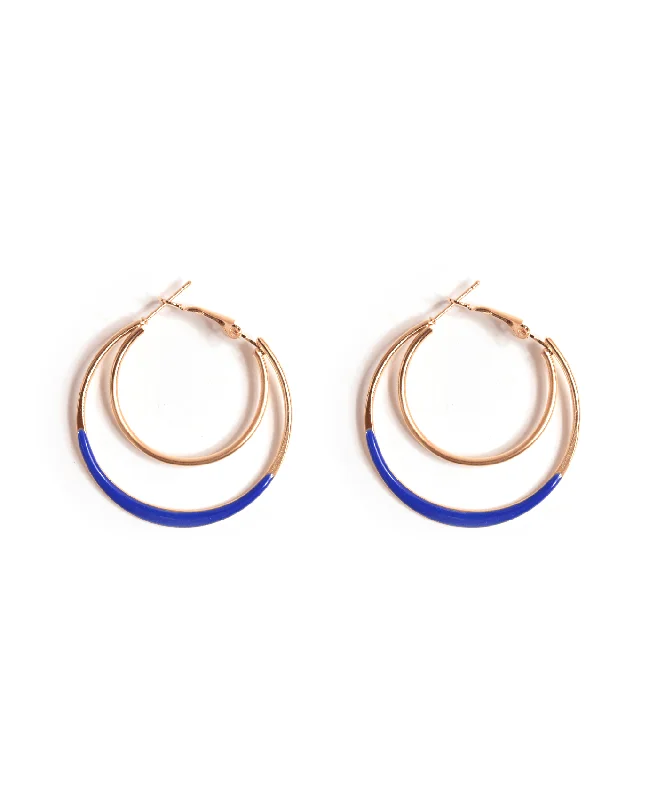 Women's Mother's Day rings-Vivid Colors Hoop Earring