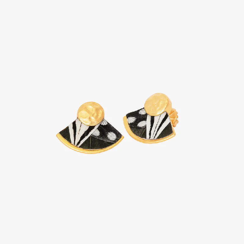 Women's gold-plated rings-Delores Stud Earring