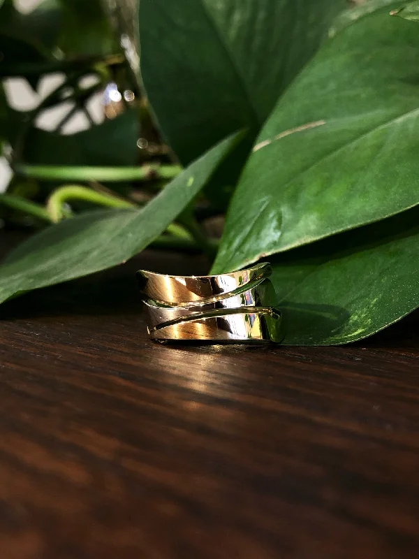 Women's celestial rings-Large Freeform Ring