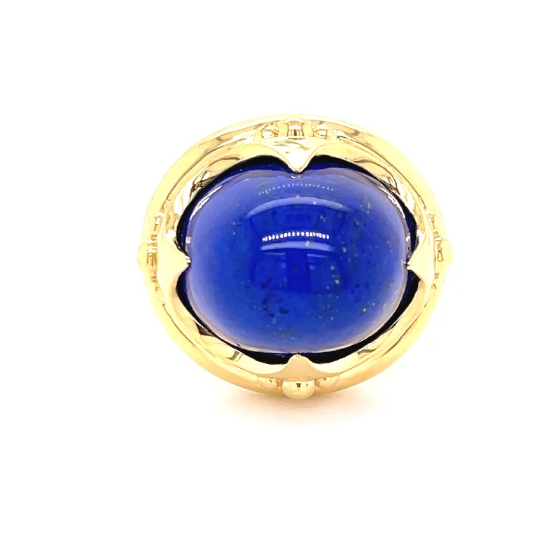 Women's astrology rings-Lapis Spellbound Ring