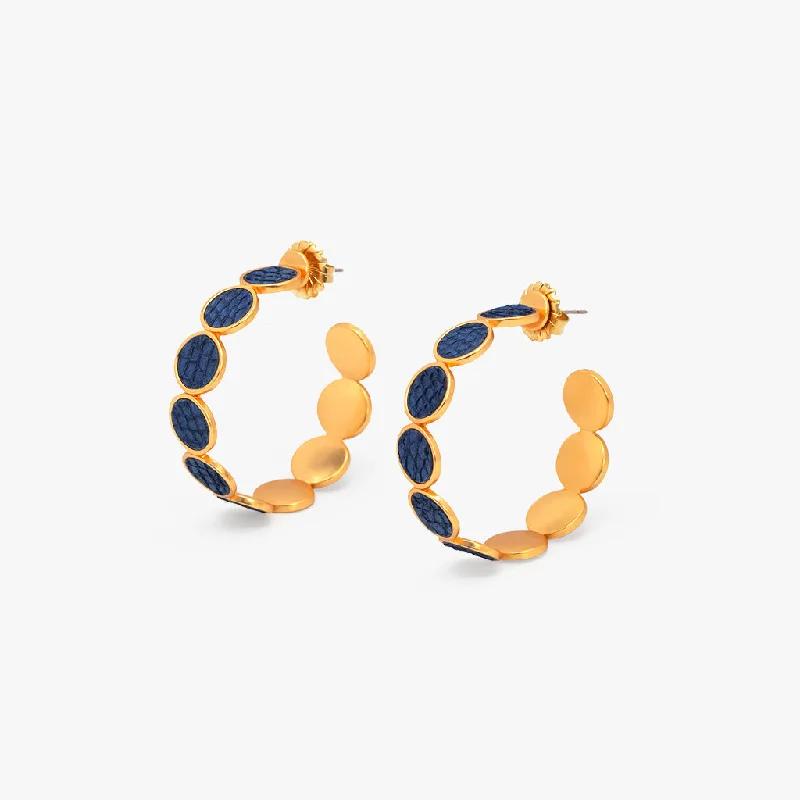 Women's family rings-Chandalar Hoop Earring