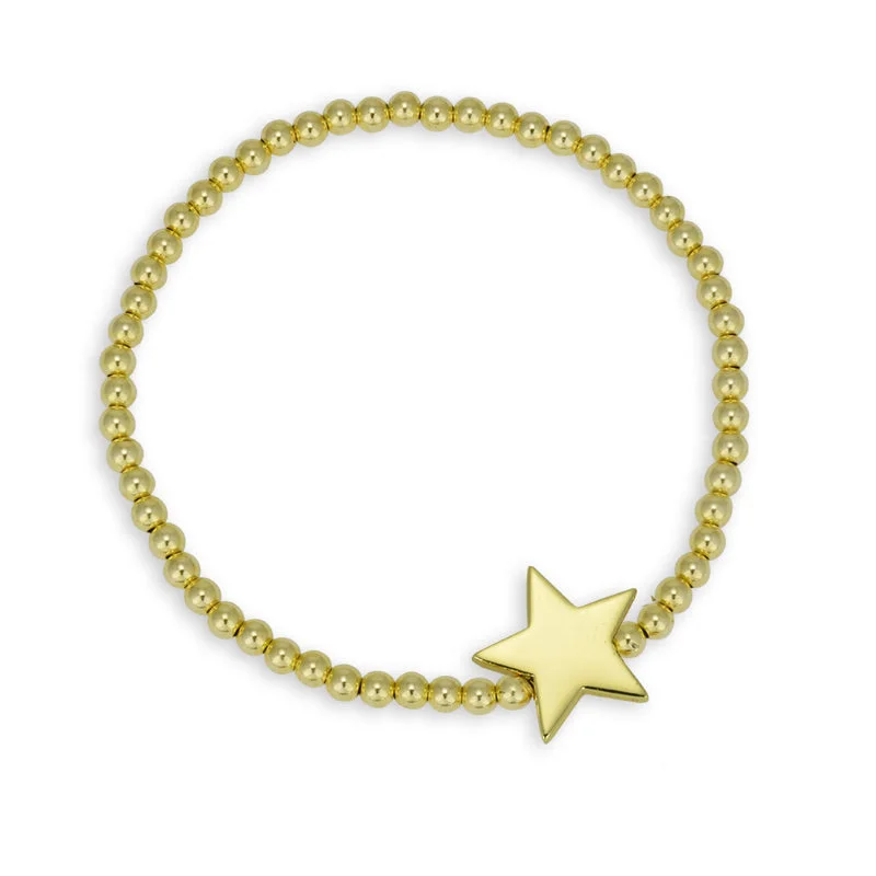 Affordable women's bangles-Cassandra Star Bead Bracelet