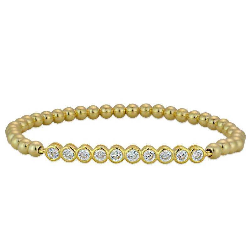 Women's chain bracelets-Camila Bar Bracelet