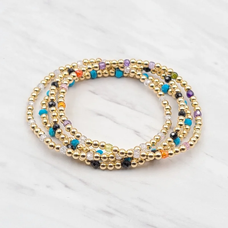 Women's elegant bangles-Makayla Semi Precious Bracelet