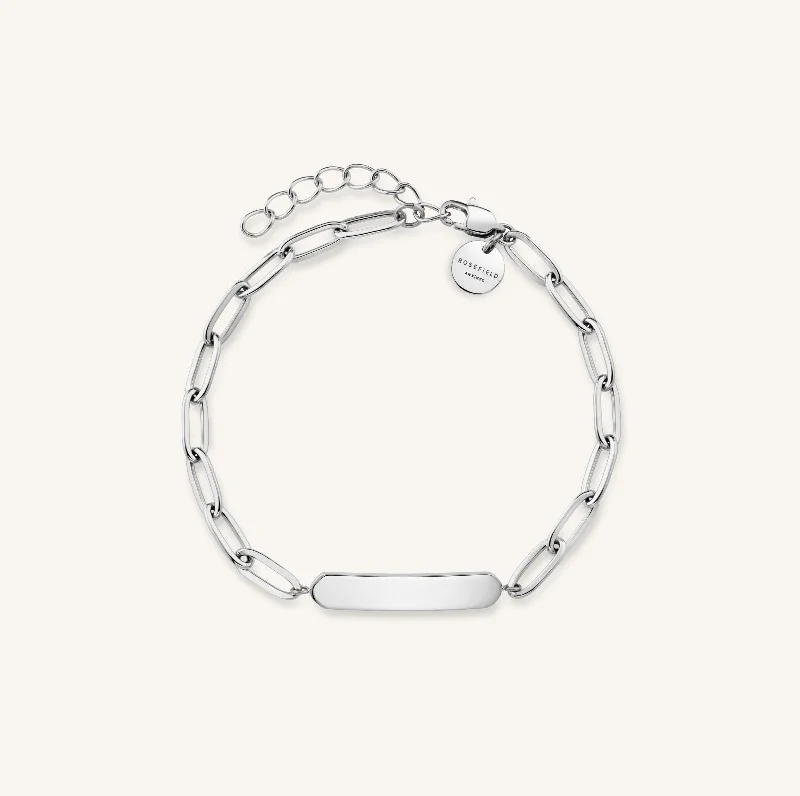 Women's Christmas bangles-Bar Hammered Bracelet