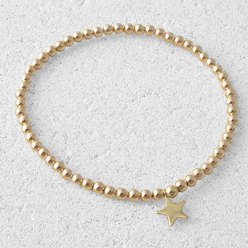 Women's healing crystal bangles-Daisy Star Bead Bracelet