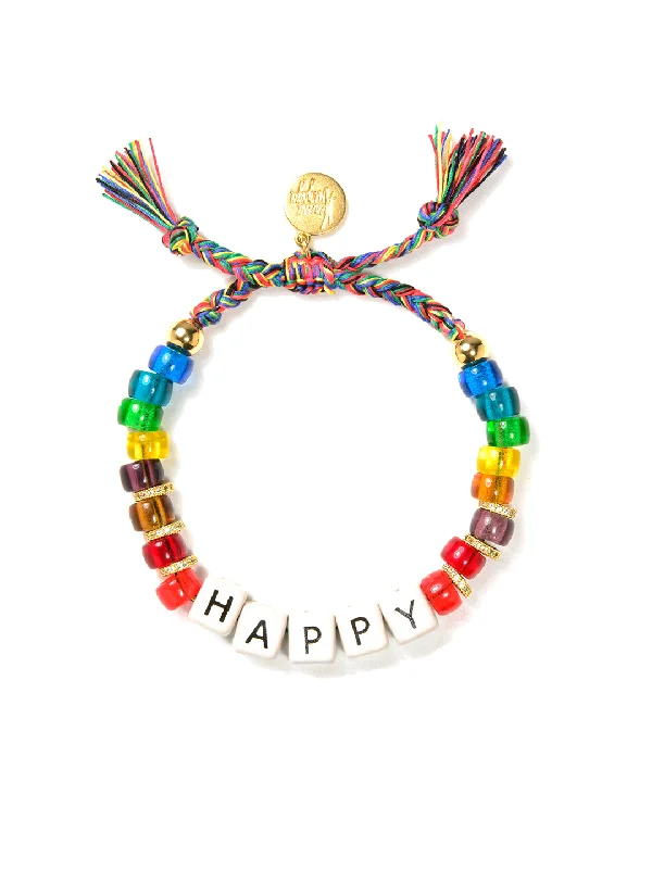 Women's K gold bangles-HAPPY FEELING BRACELET