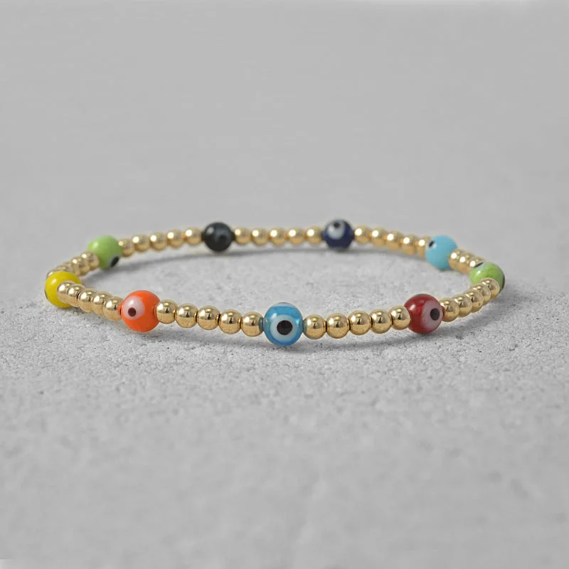 High-end women's bangles-Reagan Evil Eye Bracelet