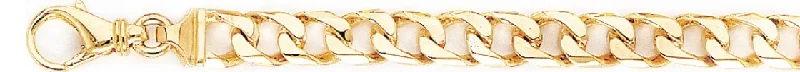 Women's ethical bangles-7mm Beveled Flat Curb Link Bracelet