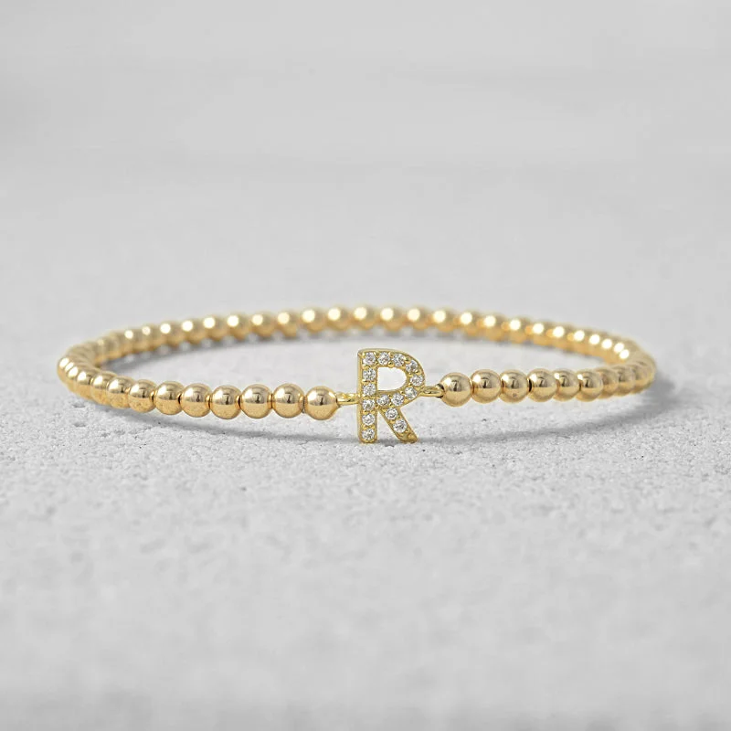 Women's heirloom bangles-Initials Bracelet