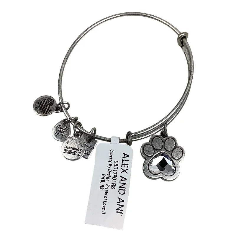 Women's silver bangles-Bracelet Charm By Alex And Ani